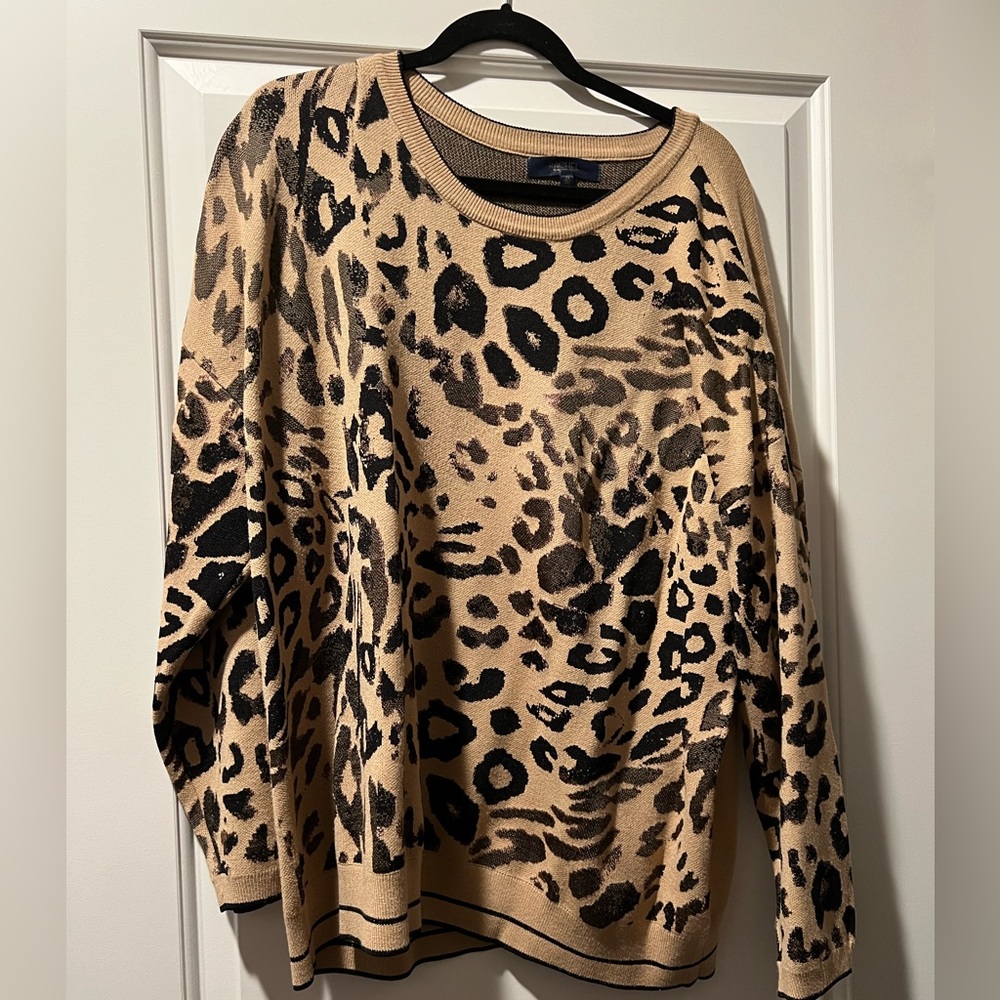 Rachel Roy Cheetah Sweater